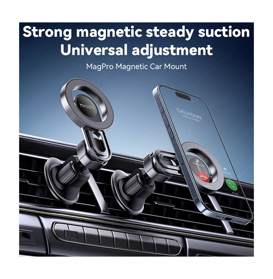 מעמד מגנטי לרכב תומך MagSafe עם סיבוב 360° Yesido C209 2