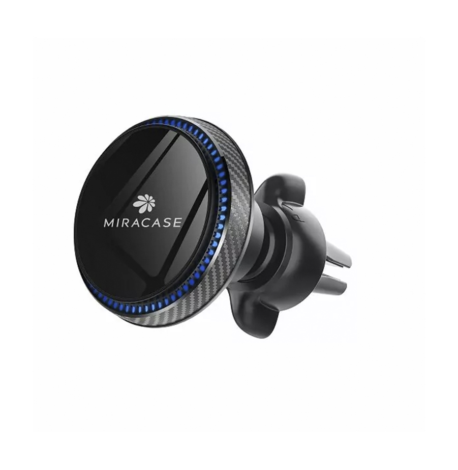 תושבת מגנטית ומטען אלחוטית למזגן הרכב עם אורות לד MIRACASE MMVM55 MagSafe 2