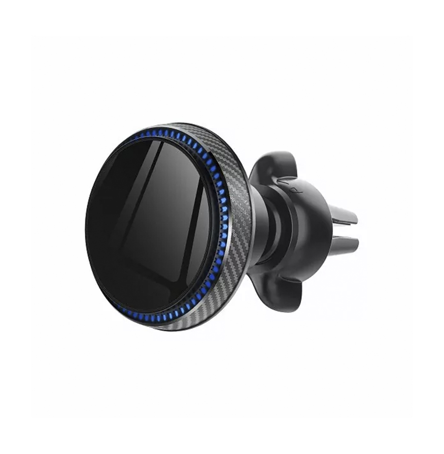 תושבת מגנטית ומטען אלחוטית למזגן הרכב עם אורות לד MIRACASE MMVM55 MagSafe 4