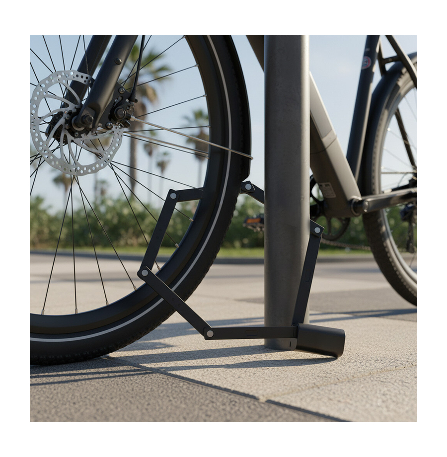 מנעול חוליות חכם לאופניים רב בריח 6 - באנר