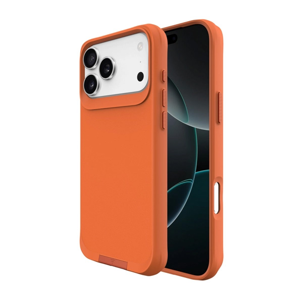 כיסוי-מעמד-לאייפון-17-פרו-כתום-תומך-MagSafe-עם-רגלית-מובנית-Grip-Case-Matrix copy