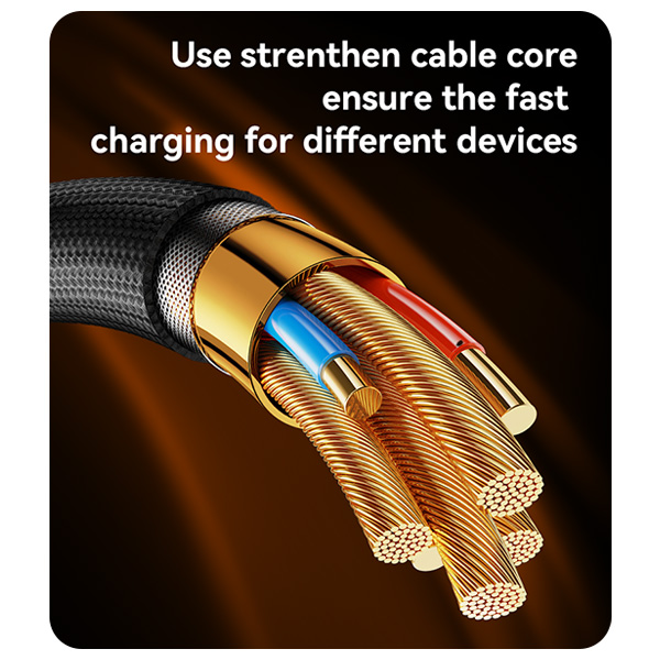 כבל-נתונים-וטעינה-מהירה-60W-חיבור-Type-C-באורך-3-מטר-Yesido-CA194-9 copy