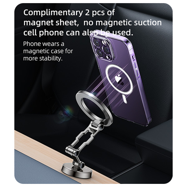מחזיק-טלפון-מגנטי-לרכב-תומך-MagSafe-עם-חיבור-יציב-וסיבוב-360°-Yesido-C203-12