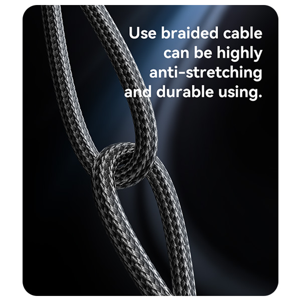 כבל-נתונים-וטעינה-מהירה-שזור-Type-C-ל-Lightning-בהספק-27W-באורך-30-ס22מ-Yesido-CA187-7 copy