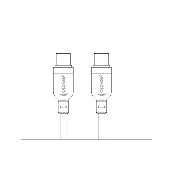 כבל-נתונים-וטעינה-מהירה-Type-C-בהספק-60W-באורך-30-ס22מ-עמיד-במיוחד-Yesido-CA188-13 copy 2