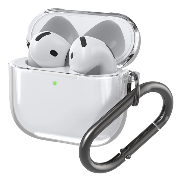 כיסוי-לאיירפודס-4-שקוף-עם-הגנה-קשיחה-וקליפס-מתכת-לנשיאה-Beelan-Hybrid copy