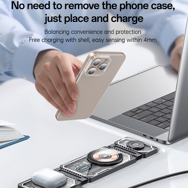 מטען-אלחוטי-מתקפל-22W-לטעינת-אייפון-שעון-אפל-ואיירפודס-תומך-MagSafe-ונוח-לנשיאה-Yesido-DS25-8 copy