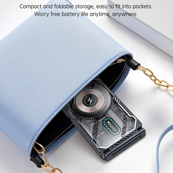 מטען-אלחוטי-מתקפל-22W-לטעינת-אייפון-שעון-אפל-ואיירפודס-תומך-MagSafe-ונוח-לנשיאה-Yesido-DS25-7 copy