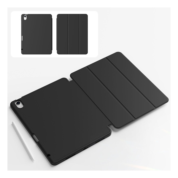 כיסוי-מתקפל-לאייפד-11-A16-שחור-3-מצבי-עבודה-בזוויות-שונות-עשוי-מחומר-איכותי-עמיד-ונעים-למגע copy