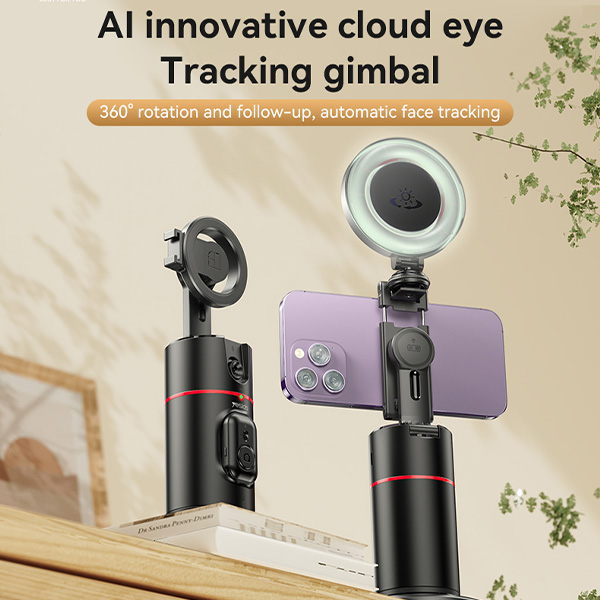 גימבל-AI-מגנטי-אוטומטי-עם-מצלמה-מובנית-תאורת-רינג-לייט-חכמה-ומעקב-פנים-360°-Yesido-SF20-2 copy