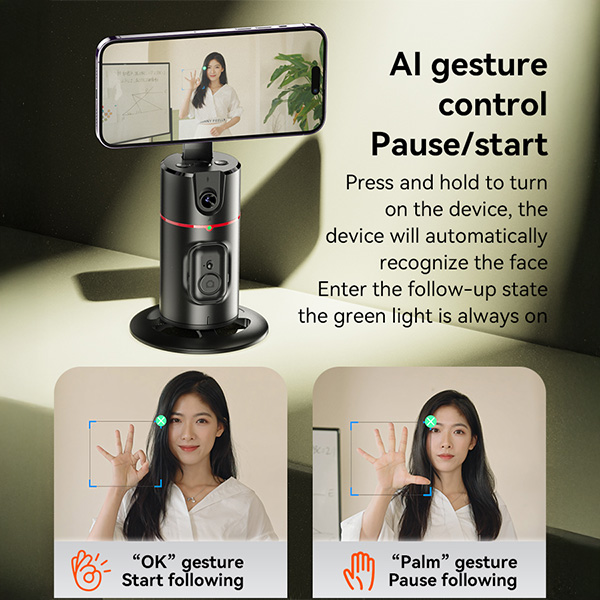 גימבל-AI-מגנטי-אוטומטי-עם-מצלמה-מובנית-תאורת-רינג-לייט-חכמה-ומעקב-פנים-360°-Yesido-SF20-7 copy