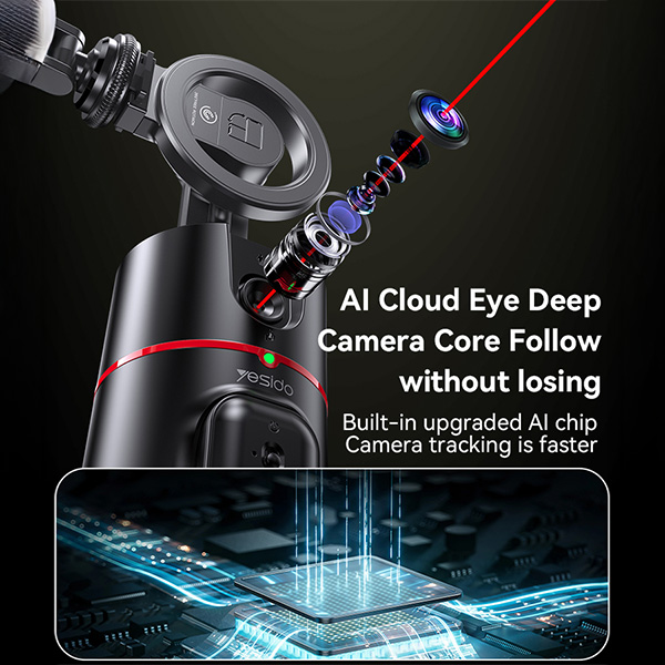 גימבל-AI-מגנטי-אוטומטי-עם-מצלמה-מובנית-תאורת-רינג-לייט-חכמה-ומעקב-פנים-360°-Yesido-SF20-6 copy