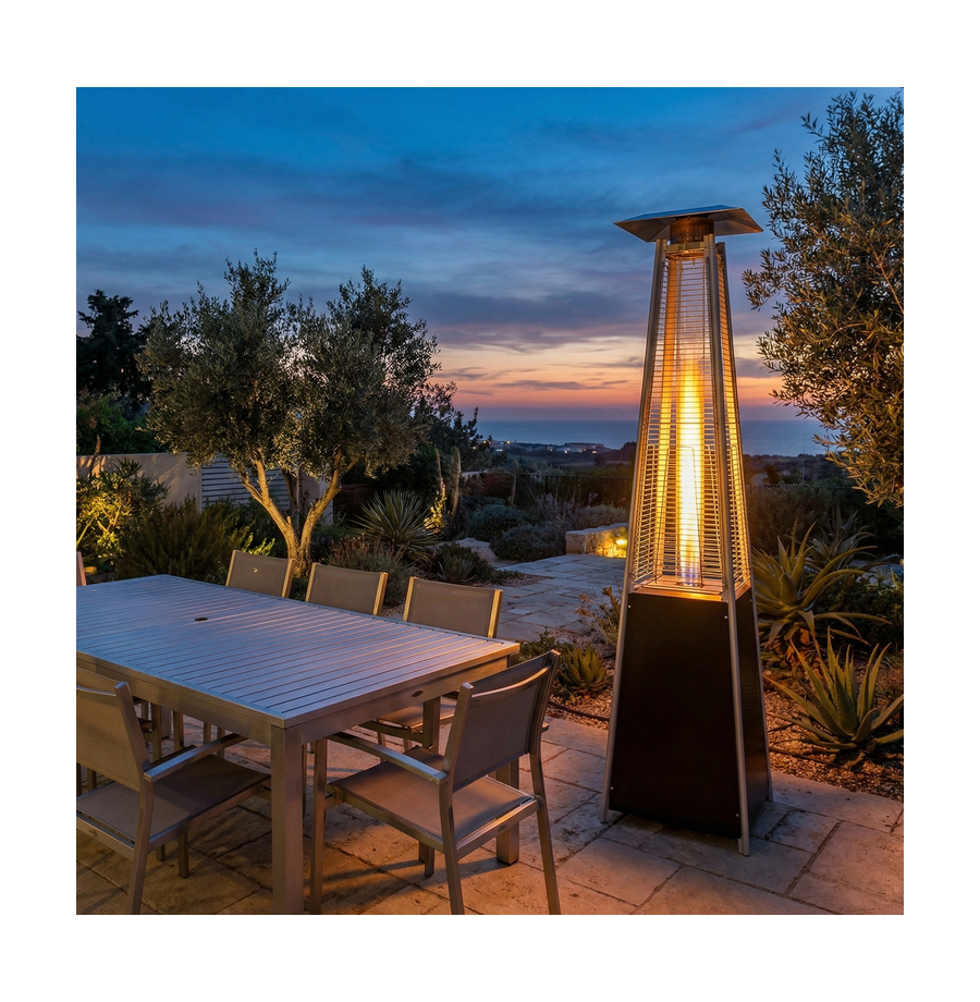 פטריית חימום גז בעיצוב להבה גלויה 2