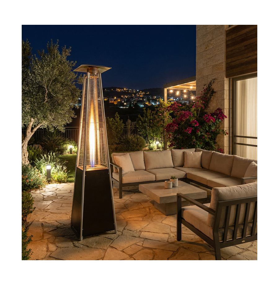 פטריית חימום גז בעיצוב להבה גלויה 3