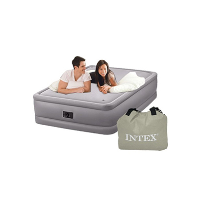 מזרן זוגי עם משאבה מובנית מבית INTEX