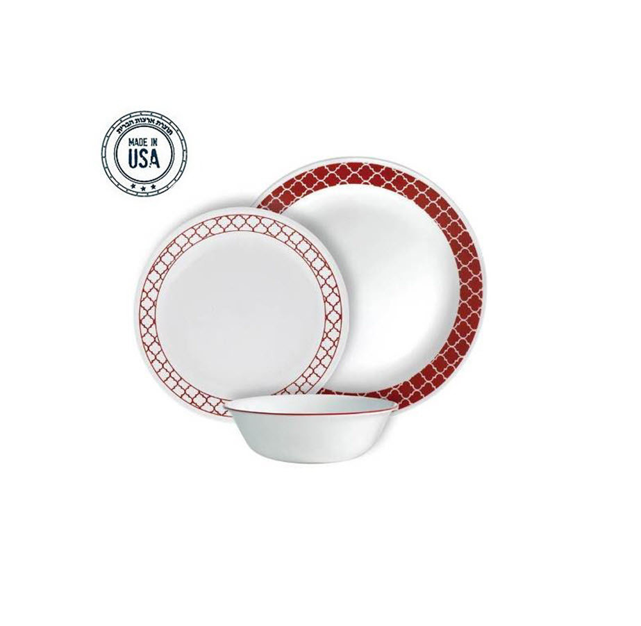 סט 18 חלקים ל 6 סועדים Crimson trellis