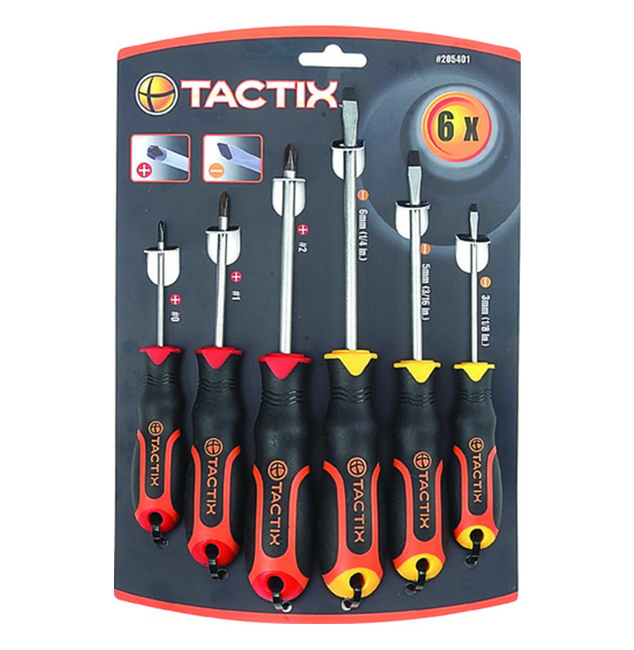 סט 6 מברגים TACTIX
