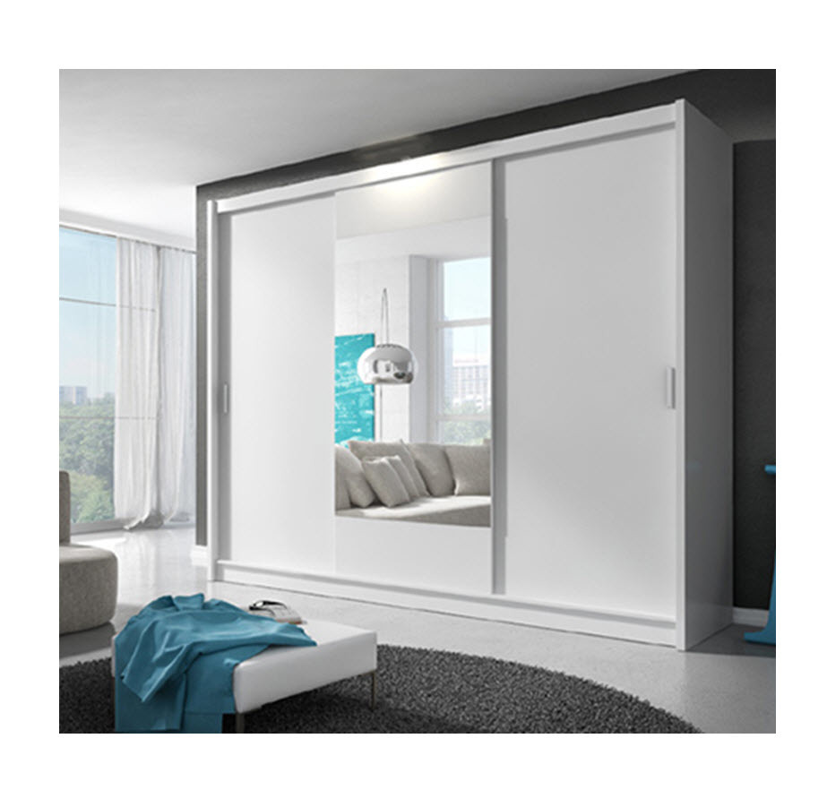 ארון בגדים 3 דלתות 250 ס"מ HOME DECOR