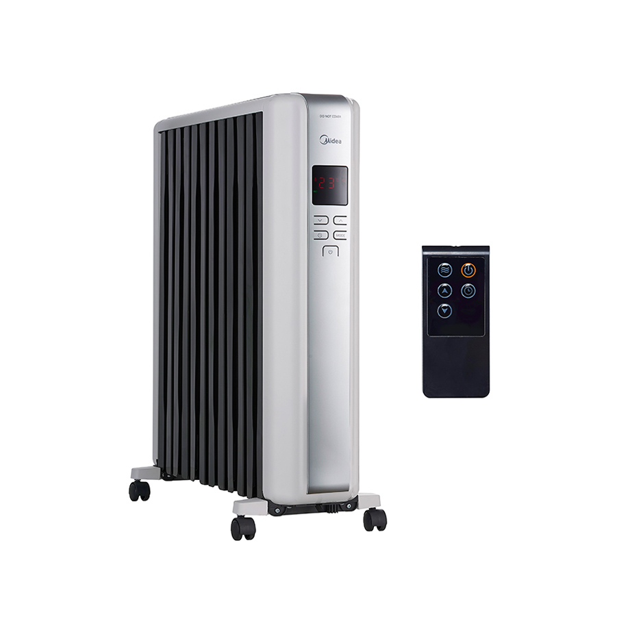 רדיאטור שמן דיגיטלי + שלט Midea