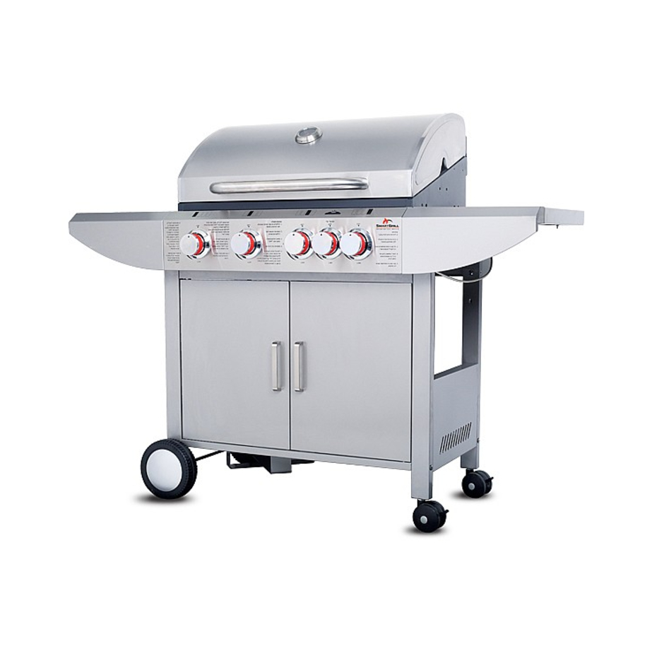 גריל גז פרמיום 4 מבערים SMART GRILL סמארט גריל