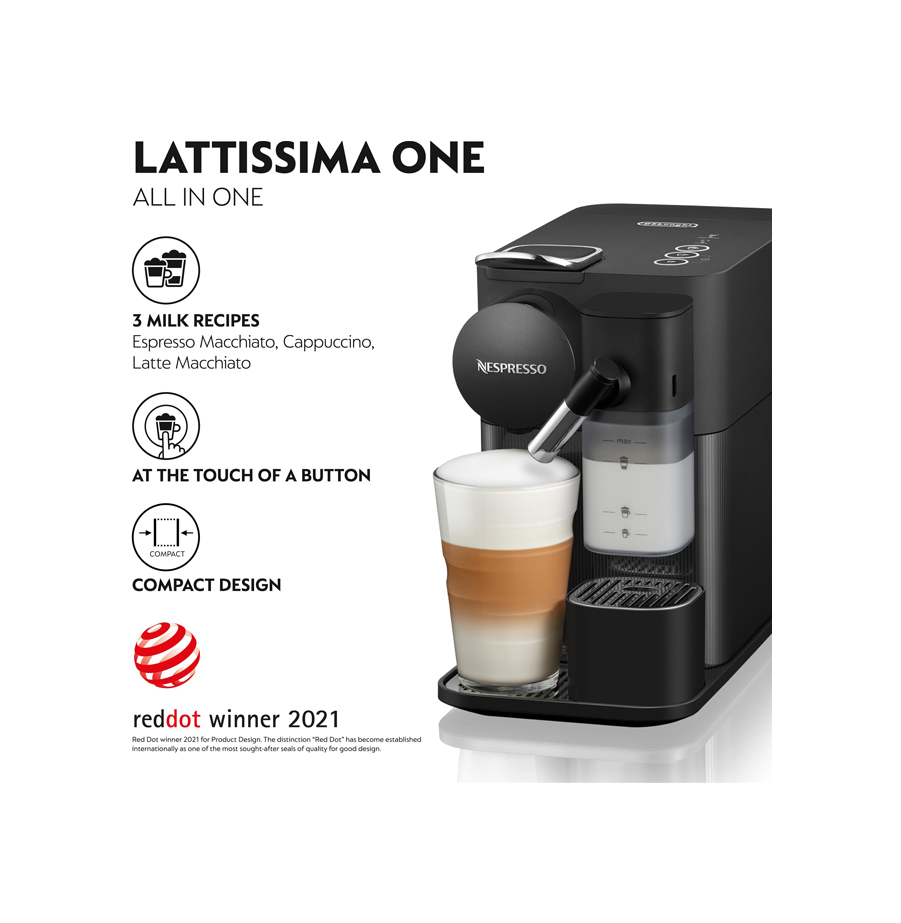 מכונת קפה נספרסו לטיסימה וואן NESPRESSO Lattissima One