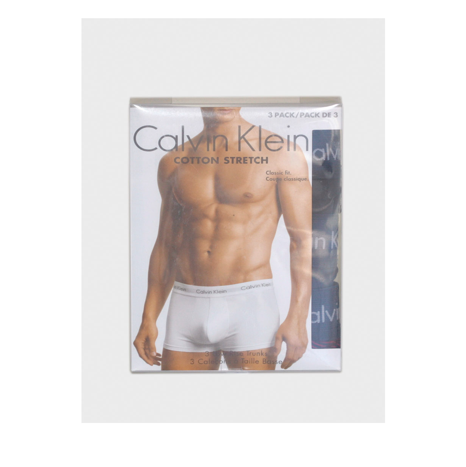 מארז שלישיית תחתוני בוקסר עם לוגו Calvin Klein קלווין קליין